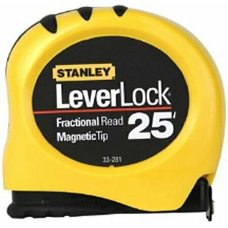 STANLEY Stht33281L Rule Tape 1 In X 25 Ft Leverlock Mag STHT33281